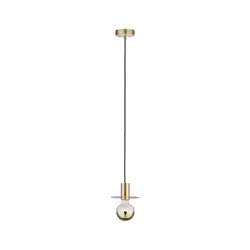 Paulmann Pendant éclairage en suspension Support flexible E27 Laiton