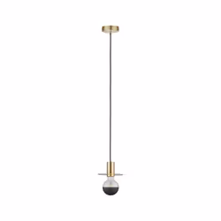 Paulmann Pendant éclairage en suspension Support flexible E27 Laiton