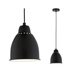 Paulmann Hilla éclairage en suspension Support flexible E27 Noir