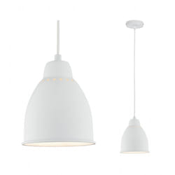 Paulmann Hilla éclairage en suspension Support flexible E27 Blanc