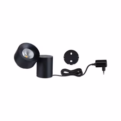 Paulmann Puric Pane lampe de table 3 W LED Noir