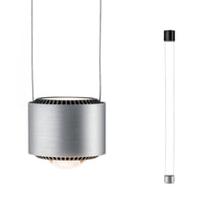 Paulmann Aldan II éclairage en suspension Support flexible LED Aluminium, Noir