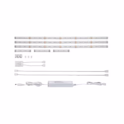 Paulmann 798.38, Intérieure, Argent, II, Blanc chaud, LED, 30000 h