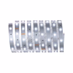Paulmann MaxLED, Rampe d'éclairage de plafond, Intérieure, Ambiance, Argent, Plastique, IP20