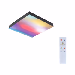 Paulmann Velora, Carré, Plafond, Noir, Maison, Bureau, Métal, IP20