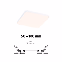 Paulmann Veluna VariFit Edge éclairage de plafond LED 7,5 W F