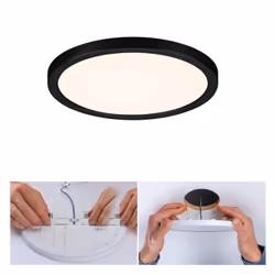 Paulmann Areo Spot lumineux encastrable Noir LED