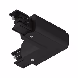 Paulmann 91375, Connecteur pour rail, Plafond, Noir, Métal, Plastique, 3680 W, 101 mm