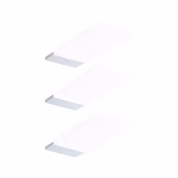 Paulmann 92122, Cabinet, Argent, Plastique, IP20, II, 3 ampoule(s)