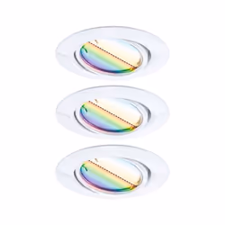 Paulmann Base, Spot lumineux encastrable, 1 ampoule(s), LED, 14,7 W, 6500 K, Blanc