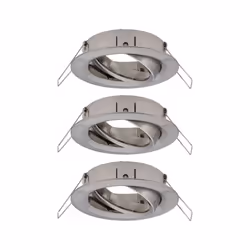 Paulmann 924.85, Équerre de fixation, Acier brossé, Aluminium, Paulmann, 8,4 cm, 3 pièce(s)