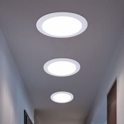 Paulmann - Set de 3 spots encastrables en aluminium, lampes spot chambre d'amis, 1 vantail 926.92