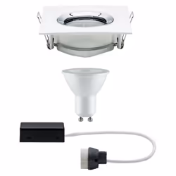 Paulmann 929.04 Spot lumineux encastrable Chrome, Blanc GU10 LED