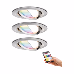 Paulmann Nova Plus Spot d'éclairage intelligent ZigBee Acier inoxydable 2,5 W
