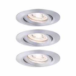 Paulmann 929.75, Rond, Plafond/mur, Aluminium, Hôpital, Bureau, Salle d’exposition, Aluminium, IP23