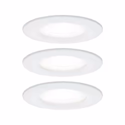 Paulmann Nova, Spot lumineux encastrable, GU10, LED, 6,5 W, 4000 K, Blanc