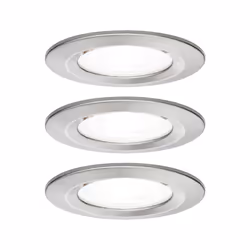 Paulmann Nova, Spot lumineux encastrable, Ampoule(s) non remplaçable(s), 6,5 W, 4000 K, 450 lm, Acier inoxydable