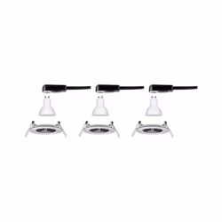 Paulmann Nova Spot lumineux encastrable Acier inoxydable Ampoule(s) non remplaçable(s)