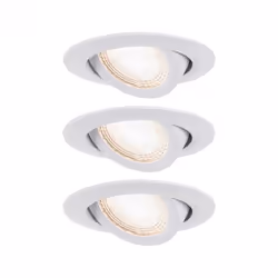 Paulmann 929.85, Rond, Plafond/mur, Blanc, Hôpital, Bureau, Salle d’exposition, Plastique, II