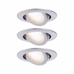 Paulmann 929.86, Spot lumineux encastrable, Ampoule(s) non remplaçable(s), 1 ampoule(s), LED, 3000 K, Chrome