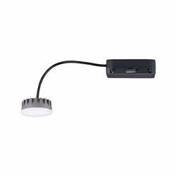 Paulmann 93078, Spot lumineux encastrable, 1 ampoule(s), LED, 6 W, 4000 K, Acier satin