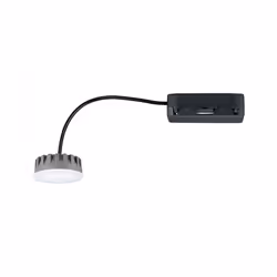 Paulmann Nova Plus Coin, Spot lumineux encastrable, 1 ampoule(s), LED, 6 W, 4000 K, Acier satin