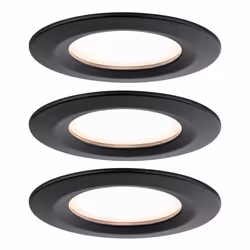 Paulmann 930.81, Spot lumineux encastrable, Ampoule(s) non remplaçable(s), LED, 2700 K, 470 lm, Noir