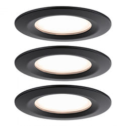 Paulmann 930.81 Spot lumineux encastrable Noir Ampoule(s) non remplaçable(s) LED G