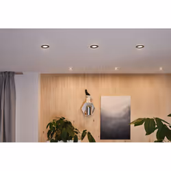 Paulmann 930.81 Spot lumineux encastrable Noir Ampoule(s) non remplaçable(s) LED G - Vue supplémentaire 5