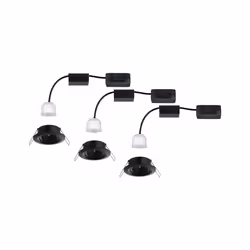 Paulmann 93085 spot d'éclairage Spot lumineux encastrable Noir LED 4 W F