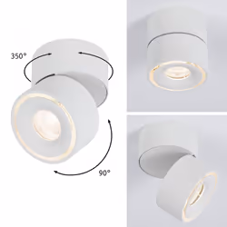 Paulmann 93373 spot d'éclairage Spot d'éclairage de surface Blanc LED F