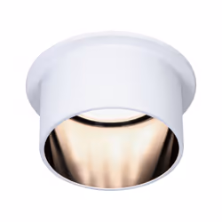 Paulmann Gil Coin, Spot d'éclairage de surface, 1 ampoule(s), LED, 6 W, 2700 K, Noir, Blanc