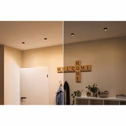 Paulmann Gil Coin Spot d'éclairage de surface Noir, Or LED G - Vue supplémentaire 10