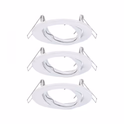 Paulmann 93390, Spot lumineux encastrable, GU10, 1 ampoule(s), 10 W, 230 V, Blanc
