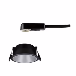 Paulmann Cole Spot lumineux encastrable Noir, Argent GU10 LED