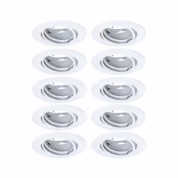 Paulmann Base Basic Set Swivelling Spot lumineux encastrable Blanc GU10 - Vue supplémentaire 6
