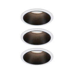 Paulmann 934.02 Spot lumineux encastrable Noir, Blanc Ampoule(s) non remplaçable(s)