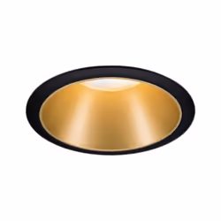 Paulmann 934.03, Spot lumineux encastrable, Ampoule(s) non remplaçable(s), 1 ampoule(s), 6,5 W, 460 lm, Noir, Or