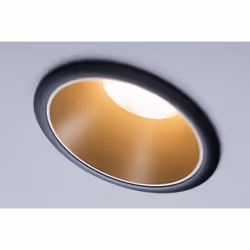 Paulmann 934.03 Spot lumineux encastrable Noir, Or Ampoule(s) non remplaçable(s)