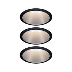 Paulmann 934.08 Spot lumineux encastrable Noir, Argent Ampoule(s) non remplaçable(s)