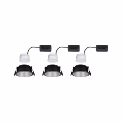 Paulmann 934.08 Spot lumineux encastrable Noir, Argent Ampoule(s) non remplaçable(s) - Vue supplémentaire 5