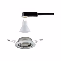 Paulmann 934.12 Spot lumineux encastrable Acier brossé GU10 LED 5 W