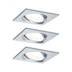 Paulmann 934.38 Spot lumineux encastrable Aluminium GU10 LED 6,5 W