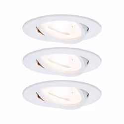 Paulmann 934.67, Spot lumineux encastrable, GU10, 3 ampoule(s), LED, 2700 K, Blanc