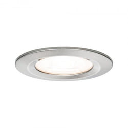 Paulmann 934.75 Spot lumineux encastrable Acier brossé GU10 LED 6,5 W