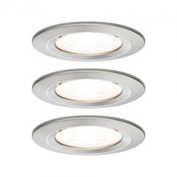 Paulmann 934.76 Spot lumineux encastrable Métallique GU10 LED 6,5 W