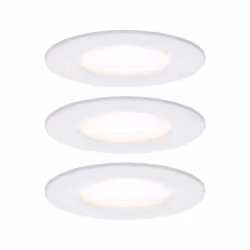 Paulmann 934.78, Spot lumineux encastrable, GU10, 3 ampoule(s), LED, 2700 K, Blanc