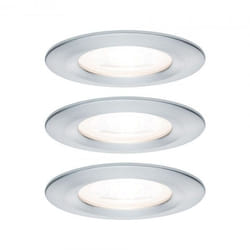 Paulmann 934.80 Spot lumineux encastrable Aluminium GU10 LED 6,5 W