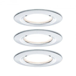 Paulmann 934.81 Spot lumineux encastrable Chrome GU10 LED 6,5 W