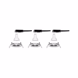 Paulmann 934.81 Spot lumineux encastrable Chrome GU10 LED 6,5 W